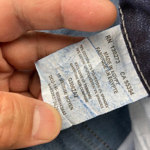 Riders by Lee Women Jeans Size 18 Medium Blue Denim Stretch Pants Casual Jean - Picture 4 of 12